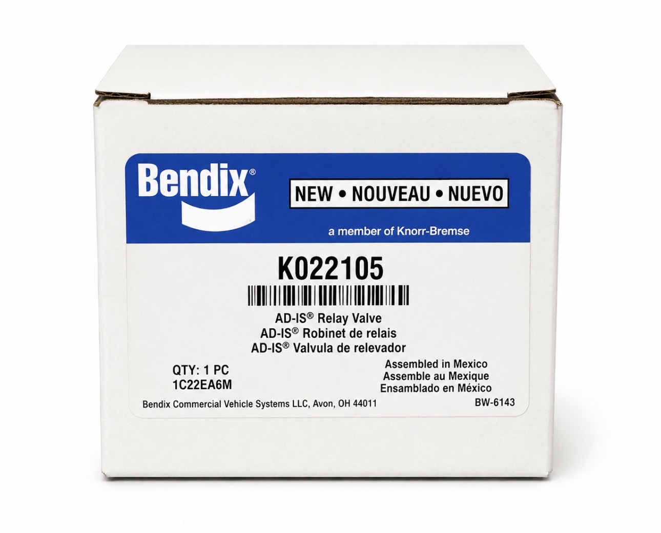 Bendix AD-IP & AD-IS REPLACEMENT PURGE VALVE ASSEMBLY KIT ~ K022105