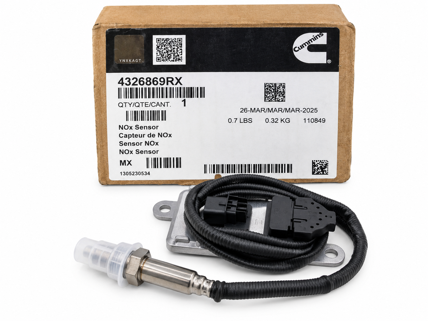 Cummins Nitrogen Oxide (NOx) Sensor 4326869RX