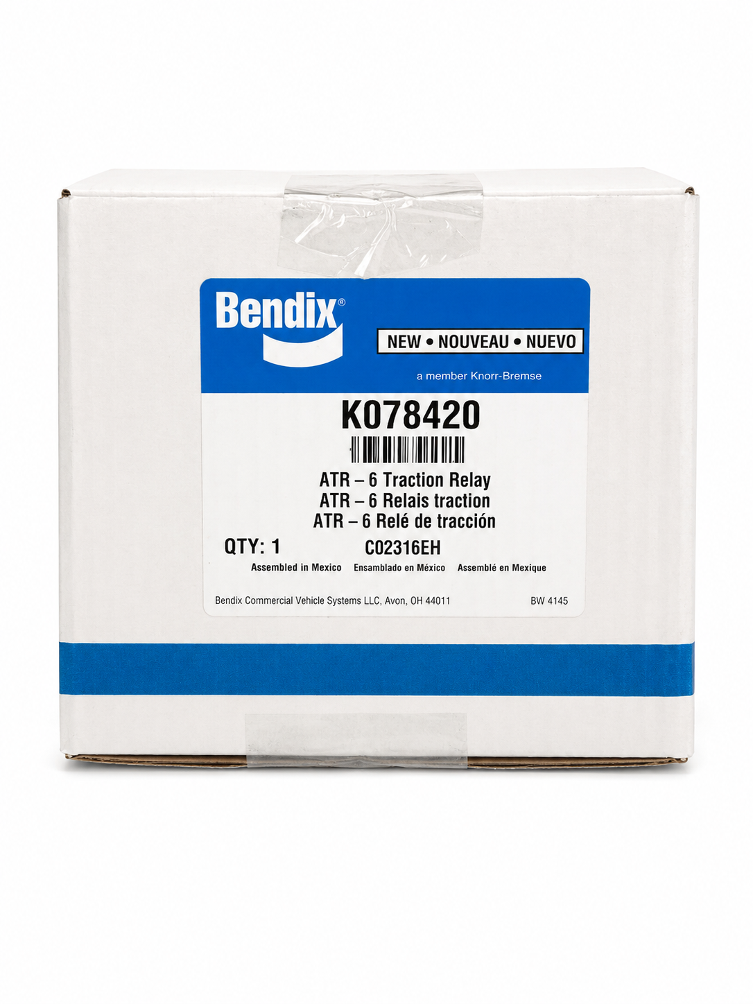 ATR-6 TRACTION RELAY K078420