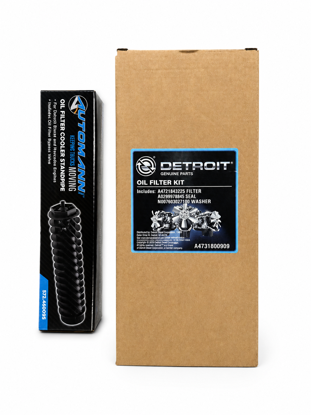 Detroit DD15 Stand Pipe Support & Oil Filter Kit– A4721860095 / A4731800909