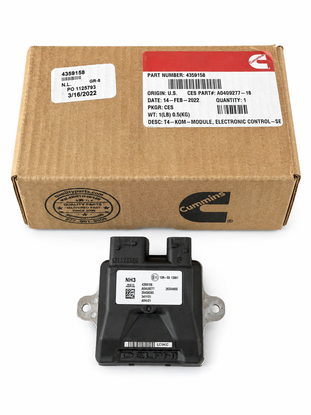 Cummins Electronic Interface Module (EIM) / NH3 Module-ETR Interface 4359158