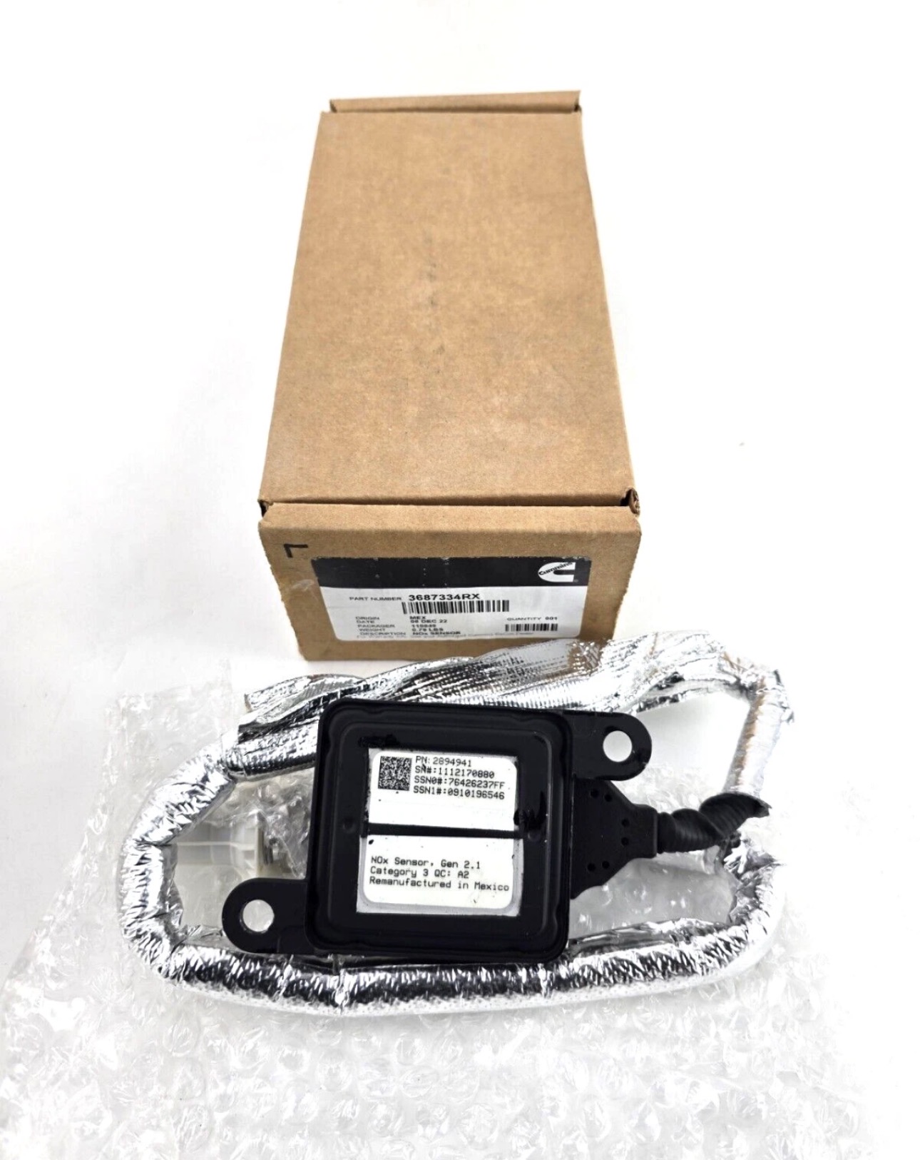 Cummins Sensor,Nitrogen Oxide 2894941RX