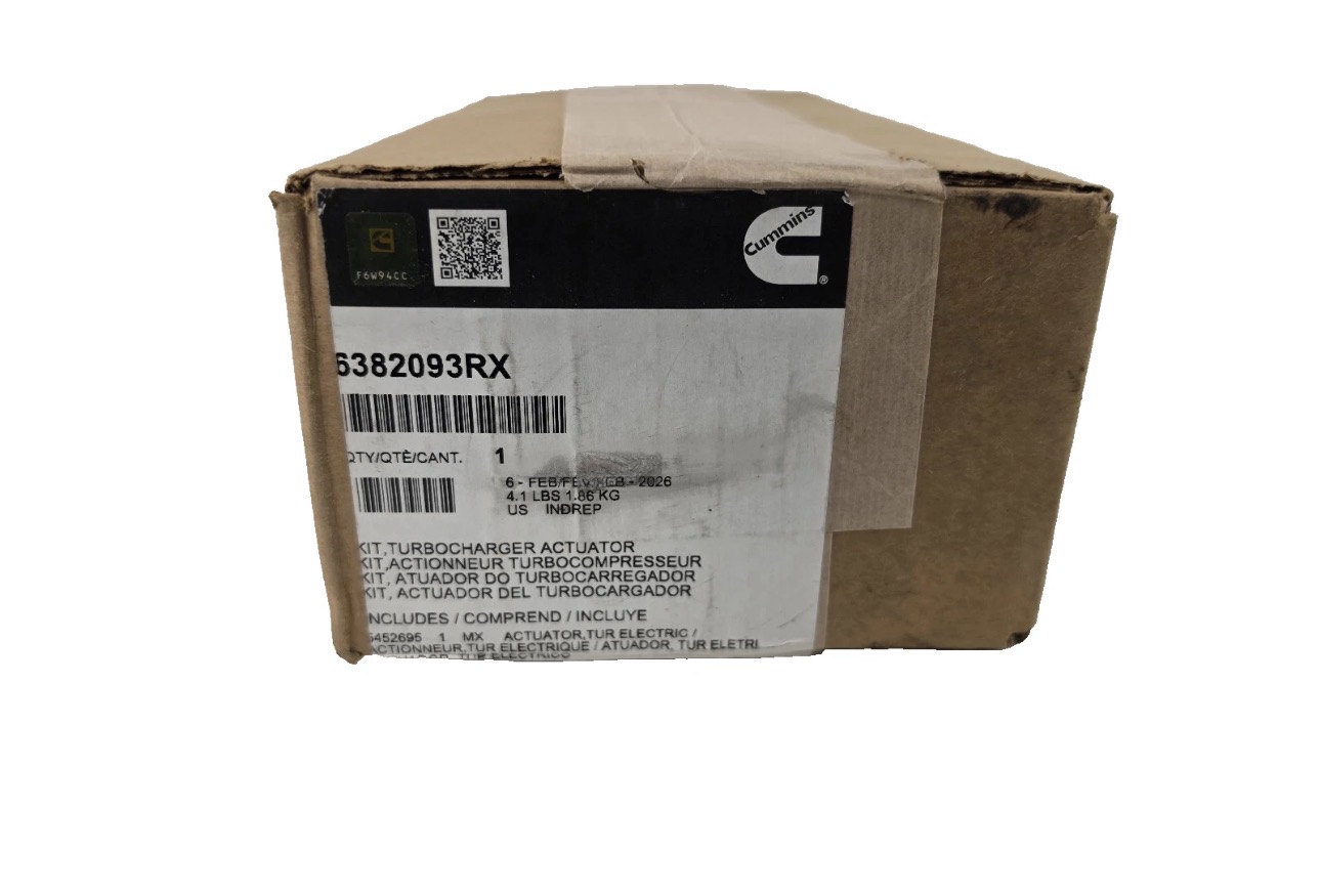 Genuine SEALED Cummins X15 Electronic Actuator 6382093RX VGT Turbo 6382093