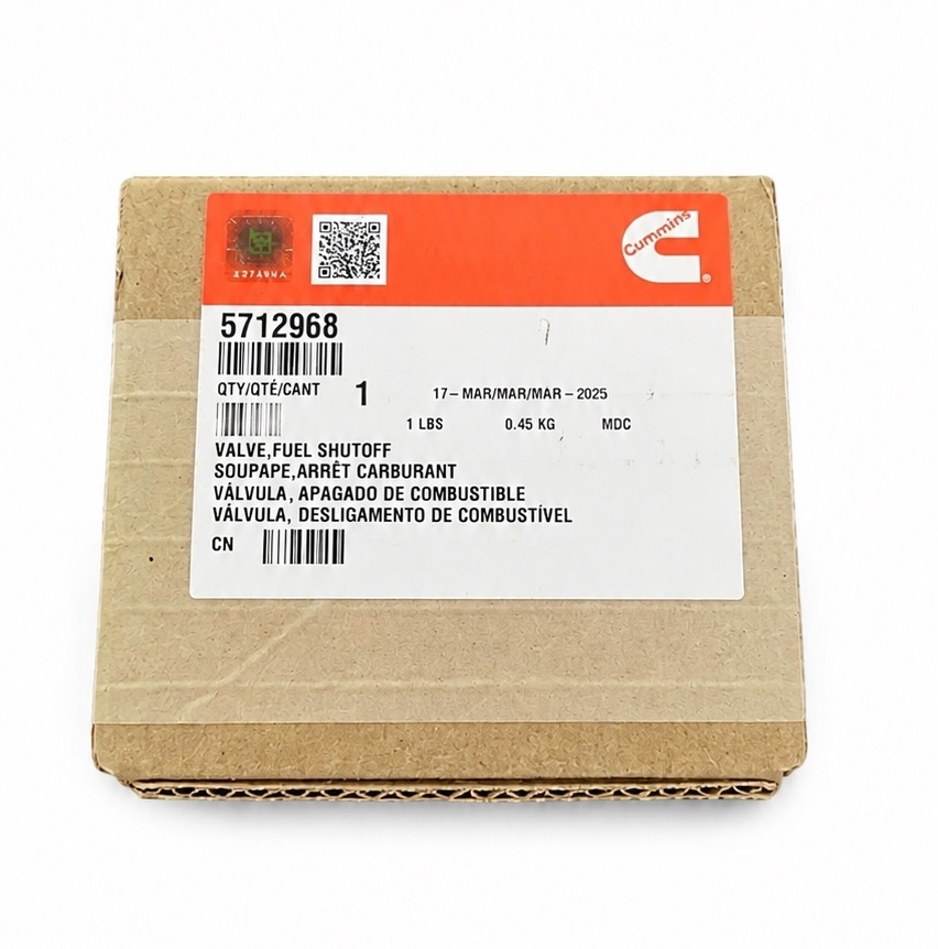 Cummins Fuel Shutoff Valve 5712968