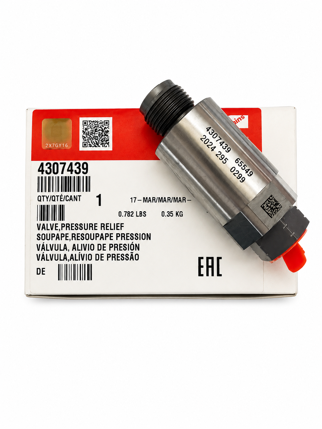 Pressure Relief, Valve 4307439
