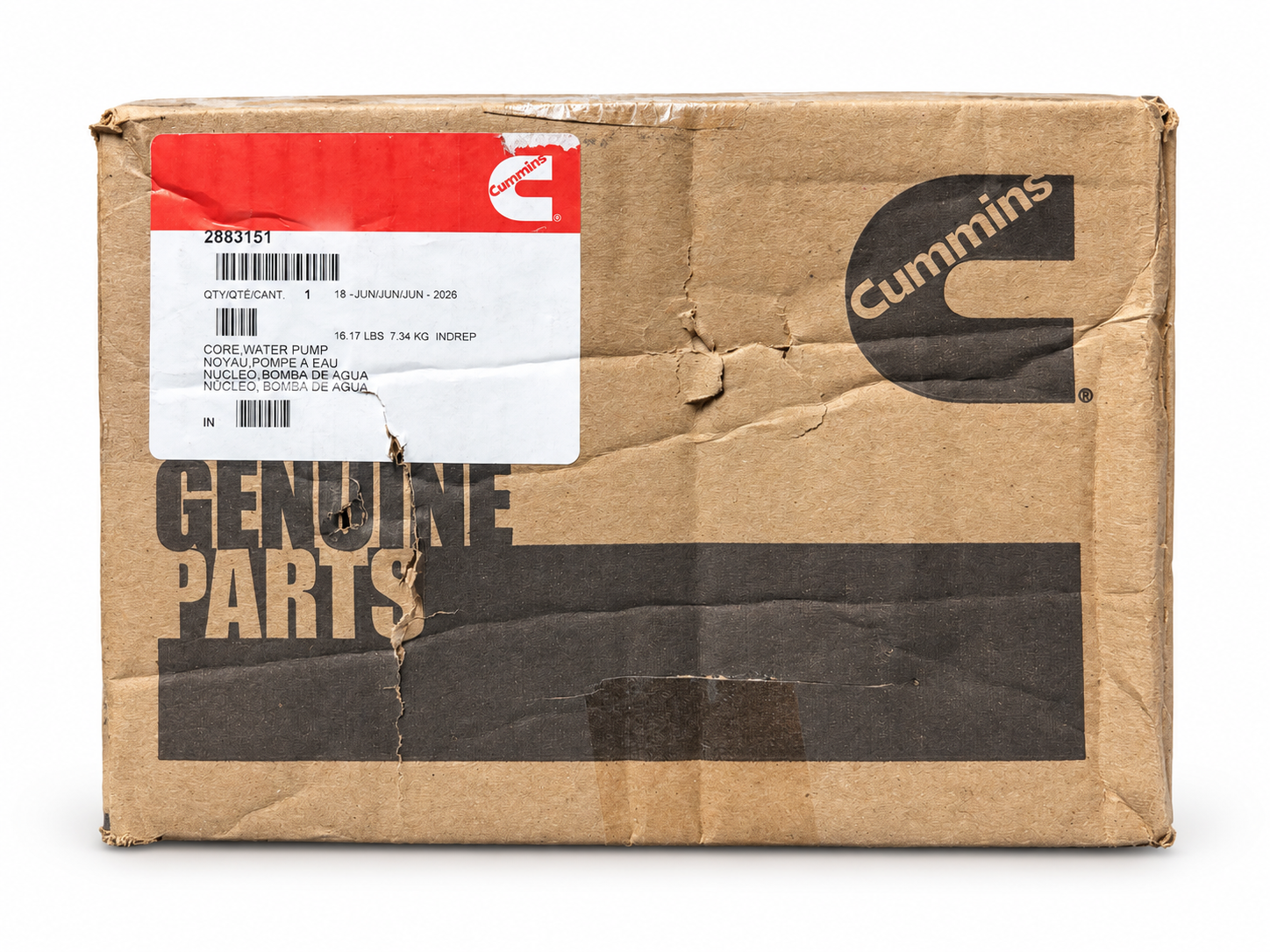 CORE, WATER PUMP ISX12