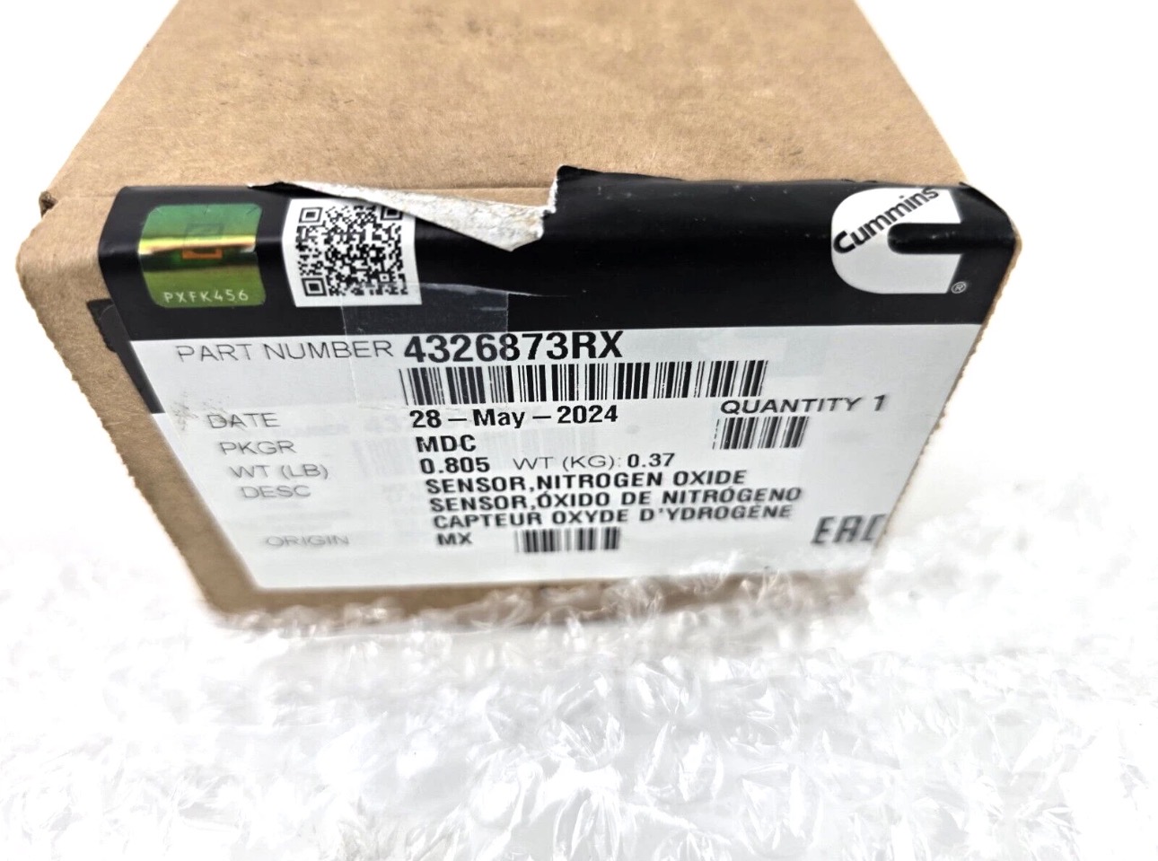 Cummins Nox Sensor Nitrogen Oxide 4326873RX 4326873 6.7L 2013-2018