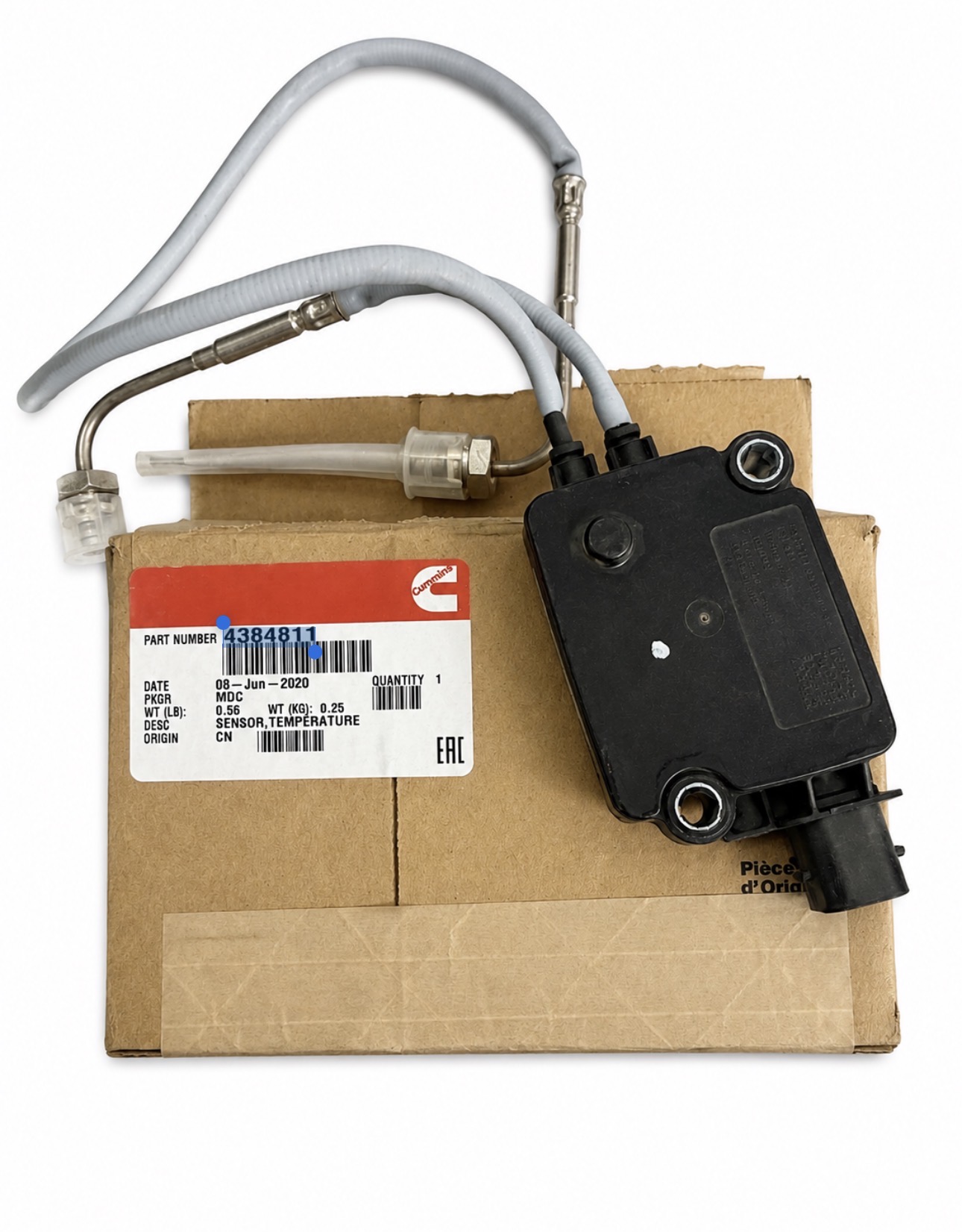 Cummins Exhaust Gas Temperature (EGT) / SCR Temperature Sensor 4384811