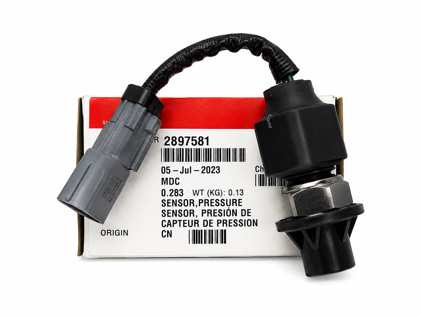 Cummins Fuel Rail Pressure Sensor 2897581
